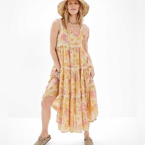 American Eagle Floral midi dress